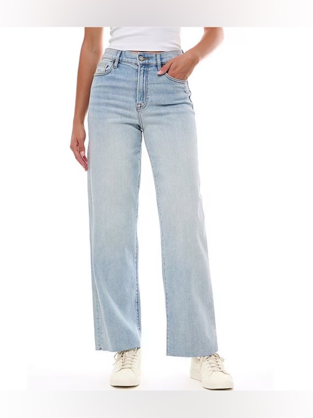 Hidden Los Angeles Light Blue Wide Leg Jeans